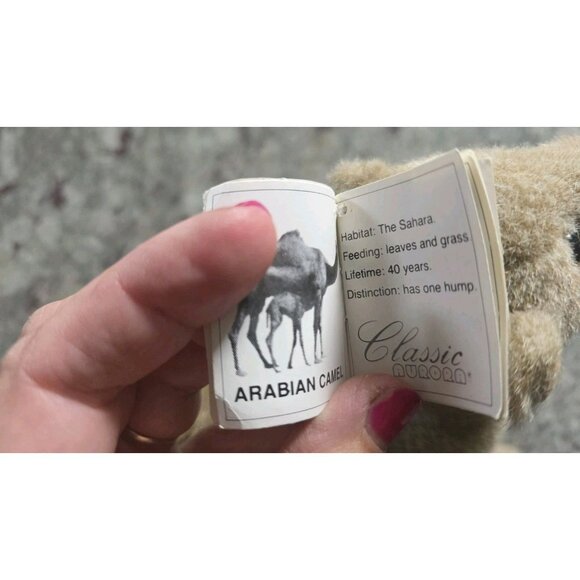 Classic Aurora Baby Camel Plush Hand Crafted 8in Stuffed Animal NWT Zoo Arabian - Picture 7 of 8